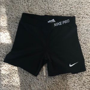 Nike Black Spandex Shorts